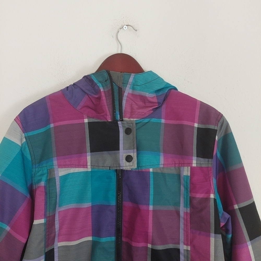 Empyre Technical Outerwear Patchwork Plaid Jacket… - image 3
